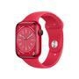 "O Apple Watch Series 8 tem sensores e apps avançados de saúde, que permitem fazer um ECG*, ver sua frequência cardíaca e o nível de oxigênio no sangu