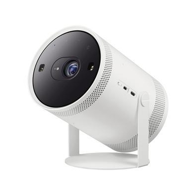 Com o projetor smart SP-LSP3BLAXZD branco da linha Freestyle da Samsung você vai ter a experiência de uma TV gigante em qualquer lugar, assista ao seu