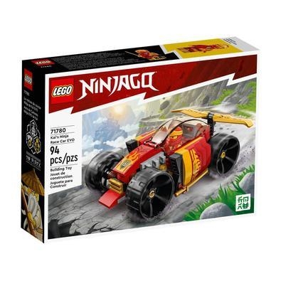 marca:  legolinha:  ninjagomodelo:  carro de corrida ninja evo do kaiquantidade de peças: 94idade recomendada: 6+material:  plásticoconteúdo da embala