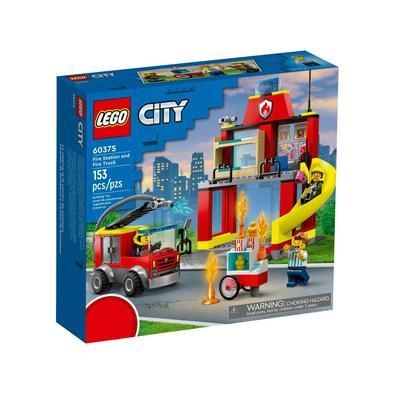 Presenteie seu herói com este conjunto de bombeiros LEGO City Quartel e Caminhão de Bombeiros da Hasbro para maiores de 4 anos – perfeito para o faz d