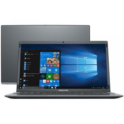 O Notebook Positivo Motion Gray Q4128C-S é um produto desenvolvido para te ajudar nas tarefas básicas do dia a dia. Sua configuração traz processador 