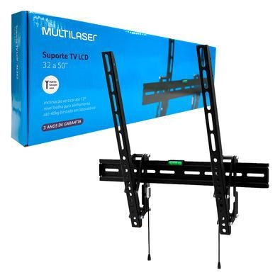 Suporte Inclinável Multilaser, a Multilaser te oferece uma linha de acessórios completa para sua casa, fabricado com materiais de qualidade e alto des