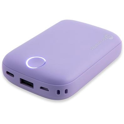 Carregador Portátil 10000mAh Roxo Goldentec