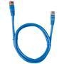 O cabo de rede patch cord CAT5E com plugue modulador RJ45 e um cabo crimpado de forma industrial com capa injetada que garante maior qualidade e desem