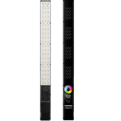 Com um design exclusivo de 58cm, o Bastão LED Yongnuo YN360 III Pro Vídeo Light Wand RGB Bi-Color (3200-5500K) portátil ajudará você a criar uma aparê