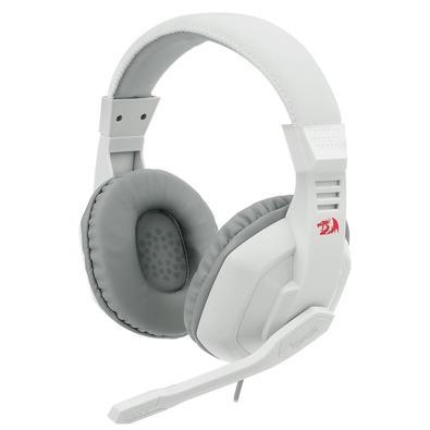 Headset Gamer Redragon Ares P2 Lunar White H120WDESIGNO Ares Lunar White tem design simples, mas elegante, todo em branco, com detalhes em gelo. Ele é