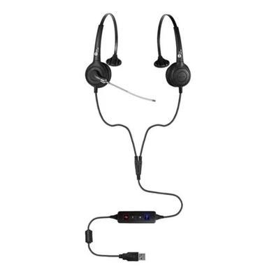 Headset USB Premium FP 360 para treinamento com escuta. Este Kit é composto de 1 Headset mono-auricular com tubo de voz removível em conjunto de 1 Hea