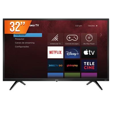 A Nova Smart Tv 32R5500 possui design moderno, cheio de estilo e elegância, sendo perfeita para o seu ambiente. Ela conta com o sistema Roku, uma plat