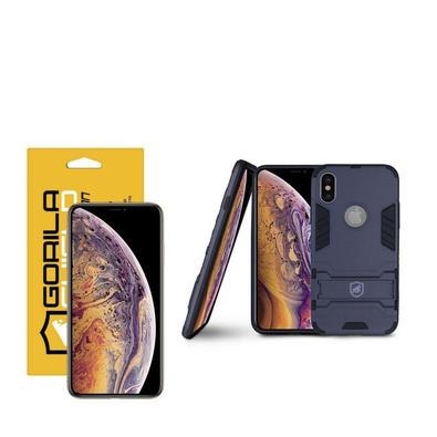 Kit Capa Armor E Película Nano Vidro Para Iphone Xs Max - Gorila Shield