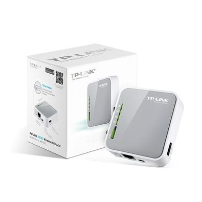 Roteador TP-Link Portátil 3G/4G – TL-MR3020.O Roteador TL-MR3020 possui velocidade de até 300Mbps, portátil para viagem, pequeno e leve o bastante par