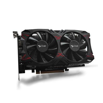 A GTX 1060 GDDR5 Duex oferece eficiência aprimorada em relação às placas gráficas da geraçãoanterior, se destacando pelo bom desempenho em jogos em re