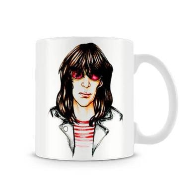 Caneca Ramones Joe Ramone Desenho