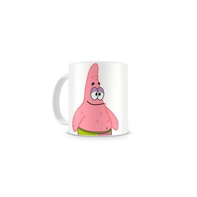 Caneca bob esponja patrickmaterial: cerâmica-impressão em alta definição- não sai ao lavar- pode ser levado ao micro-ondas e lava-louças.- capacidade: