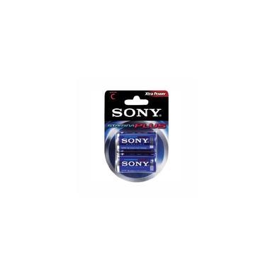 A Sony tem o orgulho de oferecer a linha de pilhas alcalinas de máximo rendimento STAMINA PLUS. Com uma fórmula livre de mercúrio, as pilhas alcalinas