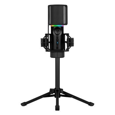 O Microfone Condensador Gamer Streamplify MIC Tripod permite um fácil ajuste de ângulo e posicionamento estável. O padrão de captação cardioide captur