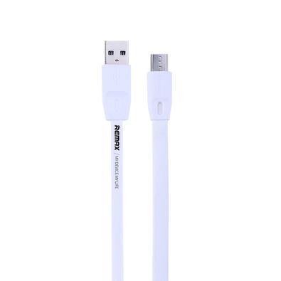 Cabo Flat Micro USB Para USB Celular, 2 Metros, Branco - 34_4_0_u