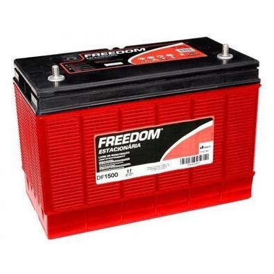 Bateria Estacionária DF1500 Freedom 12V 93Ah A bateria Estacionária DF1500 vem com design da grade radial e reforçado, permitindo melhor condutividade