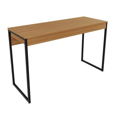 Descrição do Produto:Mesa para Escritório Home Office ME4160 MDP Amendoa/Preto - Gran Belo móvel fabricado com material em MDP, pés tubular e acabamen