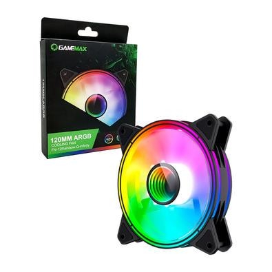 Cooler Fan Gamemax Fn-12 Rainbow Q Infinity Argb 120mm