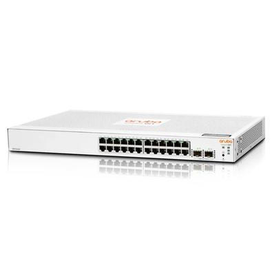 switch 24 portas 10/100/1000 gibabit +2 sfp gerenciavel rack jl812a#aba hpfornecem uma solução cabeada acessível e fácil de usar para redes que suport