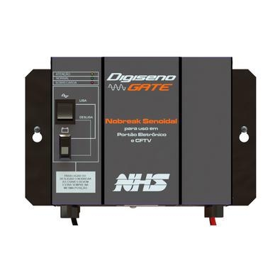 Nobreak NHS Digiseno Gate 3/4 HP 24V Senoidal 1250VA Entrada/Saida 120V/220V selecionável, Sem Bateria - 91.P0.012500A linha gate NHS foi desenvolvida