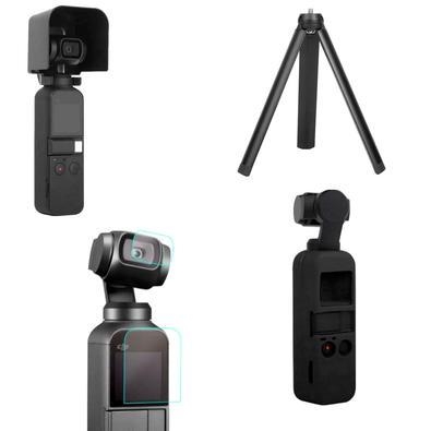 Kit de acessórios para câmera dji osmo pocket  proporcione mais segurança para a sua câmera dji osmo pocket com este kit incrível que contém protetor 