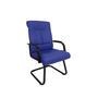 Cadeira para Sala de Reunião de Escritório Interlocutor  - Cor: Azul - Tonalidade da Cor: Azul -  Linha Itália Marca: Design Office Móveis   As Cadeir