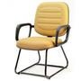 Cadeira para escritório Diretor Linha Plus Size, suporta até 150 kg,  com base fixa com 4 pés e travas,   de fabricação nacional com encosto anatômico