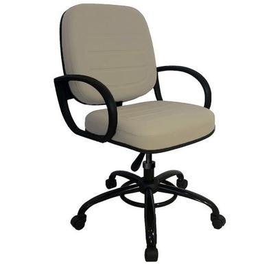 Cadeira para Obesos até 140 kg para Escritório e Home Office – Modelo Diretor  – Linha Plus Size – Cor: Cinza Claro - Tonalidade da Cor: Cinza Claro -