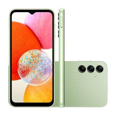 O smartphone galaxy a14, amplie o seu ângulo de visão com o display infinito de 6,6" e veja o que você tem perdido. Graças à tecnologia fhd+ seu conte