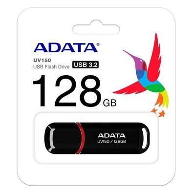 Pen drive adata auv150-128g-rbk 128gb preto/vermelhointerface usb 3.2 de alta velocidadeagora nao ha razao para fugir do custo mais altoda interface u