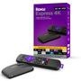 Roku express 4k - dispositivo de streaming hd/4k/hdr com controle remoto simples e botões de atalho. Inclui cabo hdmi premium    o jeito mais econômic