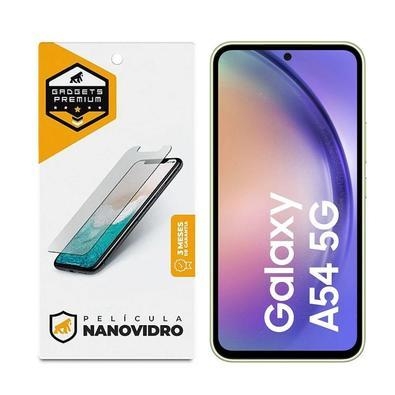 Aumente a resistência com a película para samsung galaxy a54 a película de nano vidro para samsung galaxy a54 é fabricada por um composto de polímeros