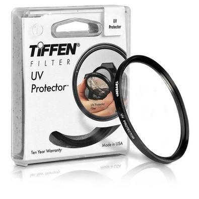 o uv protector 43 mm da tiffen é um filtro de proteção com vidro transparente para uso geral, que ajuda a absorver a luz ultravioleta e reduzir o tom 