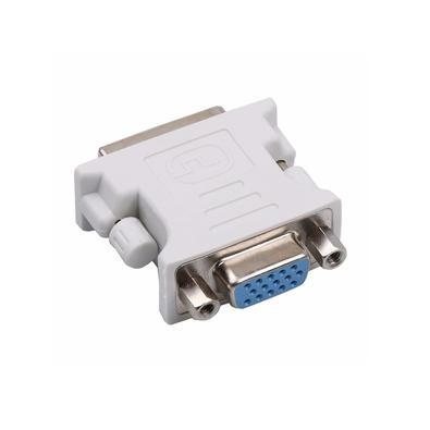 Adaptador dvi 24+5 pinos macho para vga 15 pinos fêmeaespecificações:- adaptador conversor para saída dvi-i em vga- pode ser utilizado em placas de ví