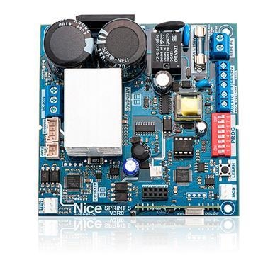 Utiliza componentes de padrão industrial e sistema de encoder exclusivo Nice. A Sprint S é capaz de gravar automaticamente o percurso do portão e faze