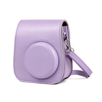 Bolsa instax mini 11 groovy roxo claro com alçaa bolsa groovy é a opção perfeita para o transporte seguro da câmera instax mini 11. Ela possui o inter