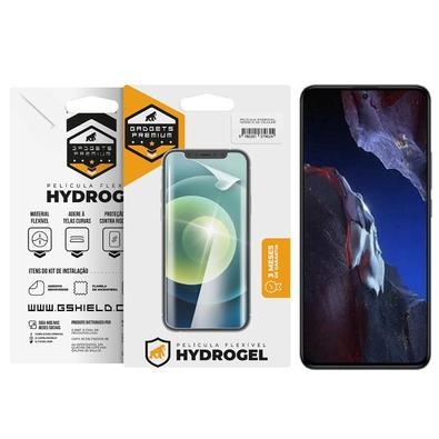  descrição aumente a resistência com a película para o seu xiaomi poco f5 pro a película de hydrogel para xiaomi poco f5 pro, da gshield, garante prot