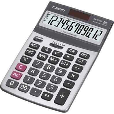 Calculadora casio ax-120st (12 digitos) - cinza\nmarca:casio