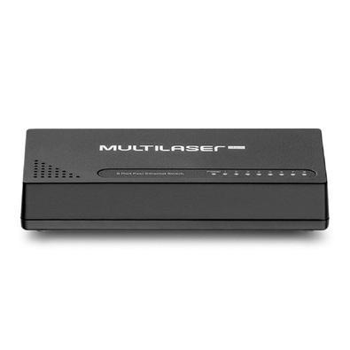 Switch 8 portas multi com 1 poe passivo 10/100mpbs preto re115 - ppbEleve o desempenho e a eficiência da sua rede com o switch 8 portas multi 1 poe pa