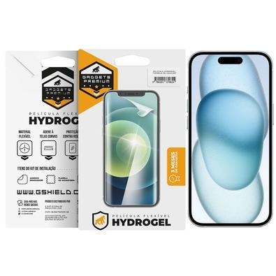 Descrição aumente a resistência com a película para o seu iphone 15 plus a película de hydrogel para iphone 15 plus, da gshield, garante proteção extr