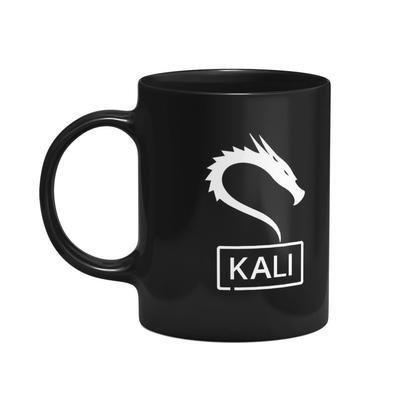 Caneca kali linux preta conteúdo: 1 caneca características: material: cerâmica capacidade: 325ml altura: 9,5cm diâmetro: 8,2cm informações adicionais: