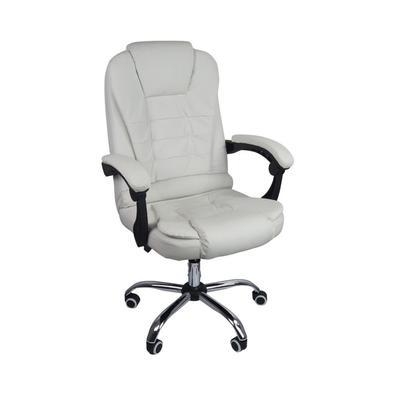 A Cadeira De Escritório Presidente Reclinável Ergonômica eleva o conforto de seu home office com seu design moderno e encosto reclinável. Perfeita par