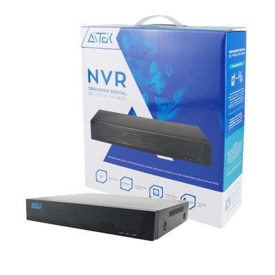 NVR Gravador Digital de Vídeo em Rede 9 canais Onvif 12V 4KApp: XMeyeO NVR Aitek é um dispositivo que possui 9 canais digitais, essencial para quem bu