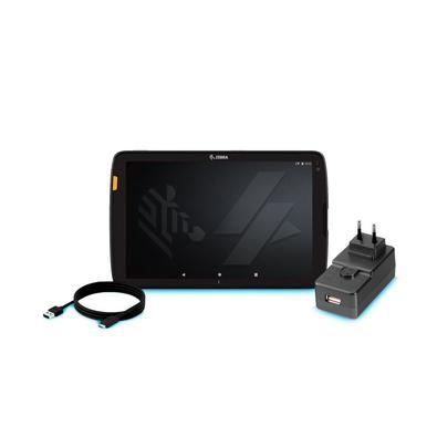 Kit zebra tablet et40 com cabo usb-c e fonte de alimentaçãocom o kit zebra tablet com fonte e cabo usb-c você alcança as mais altas velocidades de wi-