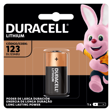 As pilhas duracell 123 são fabricadas com elevada pureza e garantem energia de longa duração para equipamentos domésticos (sensores, fechaduras eletrô