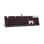 teclado gamer mecânico ck104 motospeed rgb outemu switch vermelho abnt2 - pretoo teclado mecânico gamer oferece interruptores mecânicos que torna o te