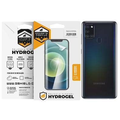 Descrição aumente a resistência com a película para o seu samsung galaxy a21s a película traseira de hydrogel para samsung galaxy a21s, da gshield, pr