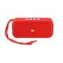 Caixa de som t&g tg516 bluetooth e pen drive vermelho caixa de som portátil com bluetooh t&g, excelente para esporte ao ar livre,  exercício e viagens