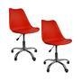 A cadeira saarinen ajustável giratória vermelho é a escolha perfeita para quem busca estilo, conforto e versatilidade em um único móvel. Com sua impre